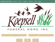 Tablet Screenshot of koepsellfh.com